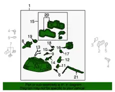 Фонарь габаритный VAG 4B0941003AT