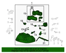 Фонарь габаритный VAG 4B3941003S