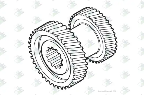 Шестерня КПП EURORICAMBI 60530643