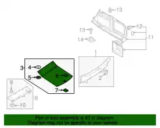 Фальшпол серый graphit 8T0863463  2Z3 VAG