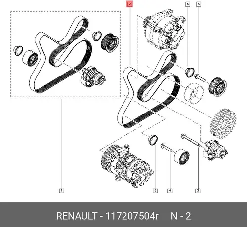 RENAULT 117207504R