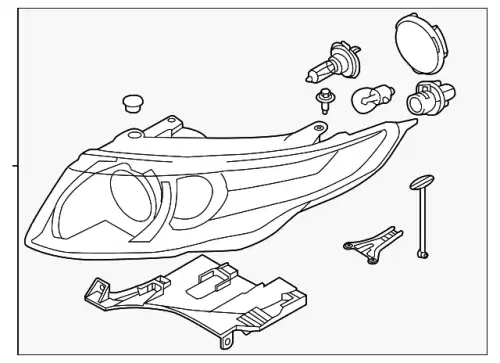 Фара LAND ROVER LR024272