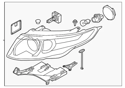 Фара LAND ROVER LR039713