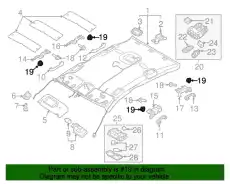 Nut - flange paint clear 1337606001 KIA
