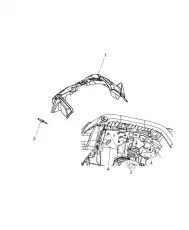 SHIELD SPLASH FRONT 55157 116AH JEEP