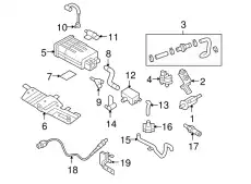 Кронштейн клапана 289112C110 HYUNDAI
