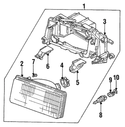 Автолампа VAG 893941621