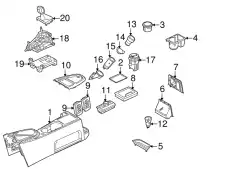 Коврики в салон LAND ROVER LR004019