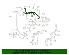 7L0121156C ШЛАНГ РЕЗИНОВЫЙ VAG