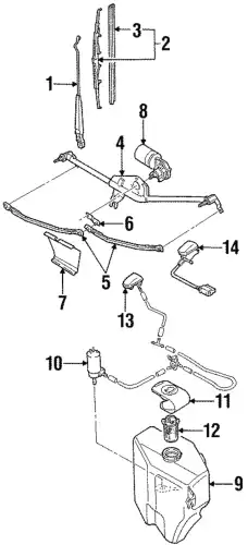 Бачок стеклоомывателя 3A0955453C VAG