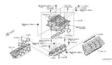 Впускной коллектор 14003JK20B INFINITI