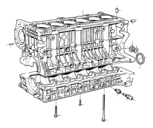 блок цилиндров 9135254 VOLVO