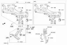 Ball joint assy - lower arm, rh 54530D3100 HYUNDAI