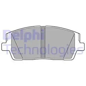 Тормозные колодки дисковые DELPHI LP3552