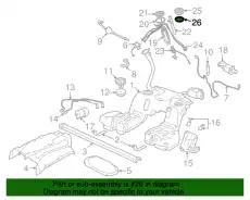 Манжетное уплотнение 3D0919133A VAG