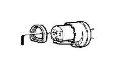 корпус розетки 1363680 VOLVO