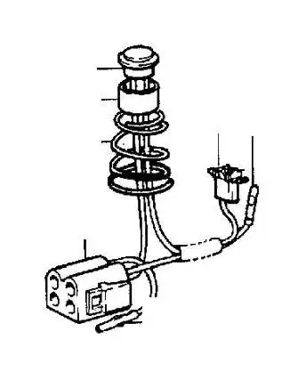 корпус головки голубой 1324339 VOLVO