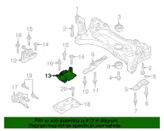 Опора КП 5Q0199555AS VAG