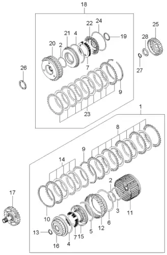 Шестерня КПП HYUNDAI / KIA 4546139003