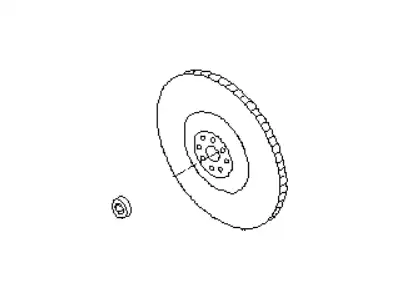 FLYWHEEL ASSEMBLY-FLEXIBLE 12342AA040 SUBARU