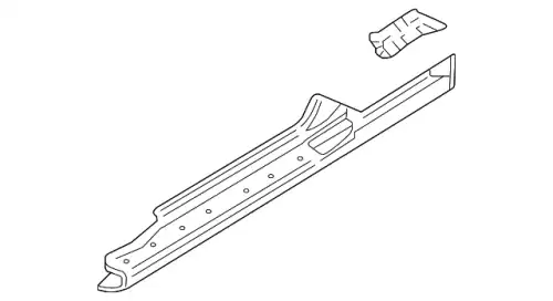 Порог 8N8803762 VAG