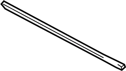 Уплотнитель двери чёрный satinschwarz 7L6837477C B41 VAG