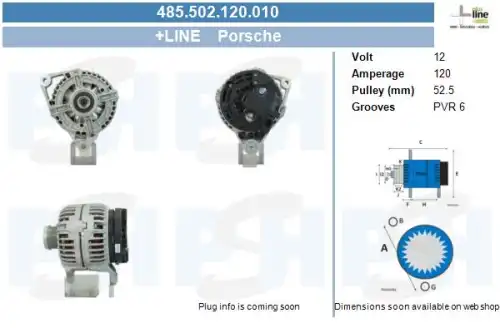 Генератор CV PSH 485.502.120.010
