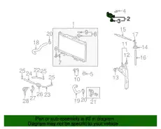 BRACKET, RADIATOR MOUNT 74171-SCV-A00 HONDA