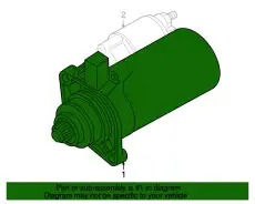Стартер VAG 02A911024EX