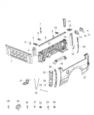 NUT U M6X1.00 6105 242AA DODGE