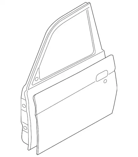 ПАНЕЛЬ ДВЕРИ ПЕРЕДНЯЯ ЛЕВАЯ MR508009 MITSUBISHI
