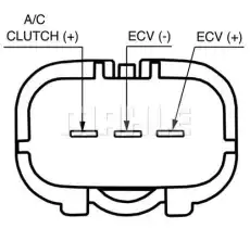 Компрессор кондиционера ACP 633 000P MAHLE