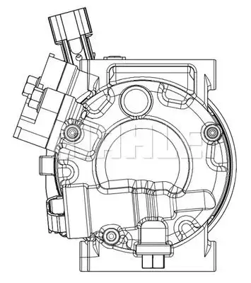 Компрессор кондиционера ACP 633 000P MAHLE