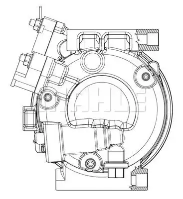 Компрессор кондиционера ACP 635 000P MAHLE