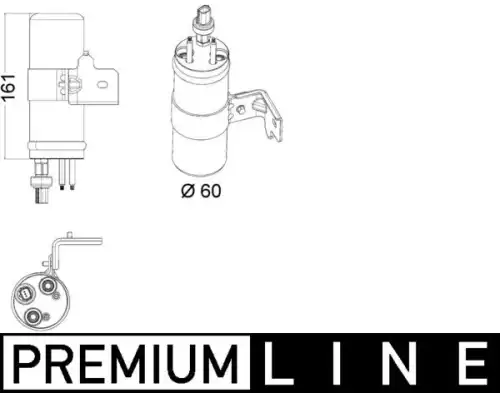 Осушитель кондиционера MAHLE AD 6 000P