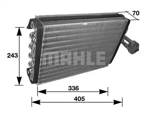 испаритель кондиционера MB AE 36 000S MAHLE