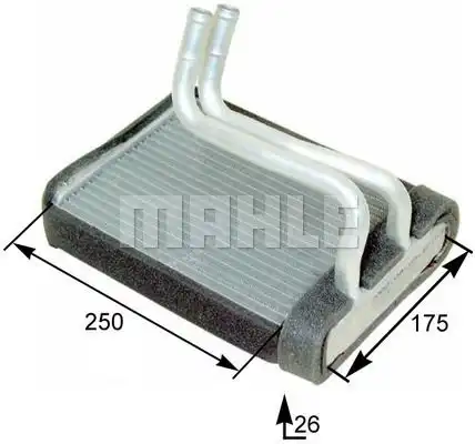 Радиатор печки MAHLE AH 176 000P