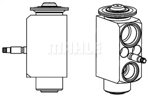 Expansion Valve, air conditioning AVE 74 000P MAHLE