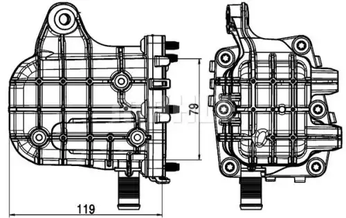Автозапчасть CE 4 000P MAHLE