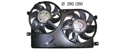Fan, radiator CFF199000P MAHLE