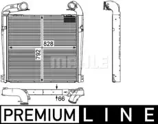 Интеркулер MAHLE CI 143 000P