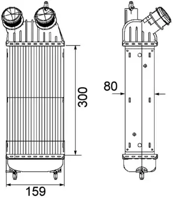 Интеркулер MAHLE CI 171 000P