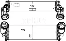 Интеркулер CI 175 000P MAHLE