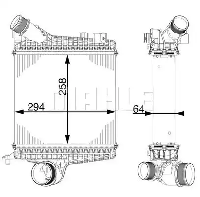 Интеркулер MAHLE CI 221 000P