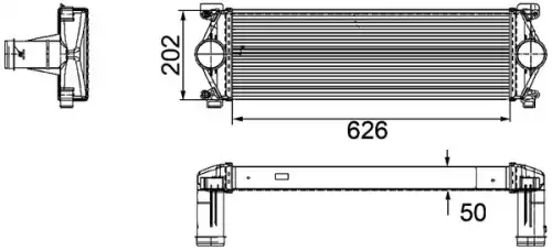 Интеркулер MAHLE CI 254 000P