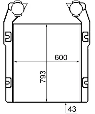 Интеркулер MAHLE CI398000P