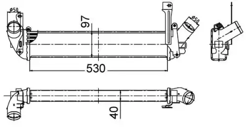 Интеркулер MAHLE CI 506 000S
