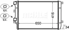 Радиатор системы охлаждения двигателя MAHLE CR 761 000S