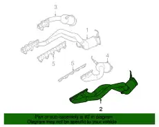 Коллектор выпускной VAG 07L253019JX