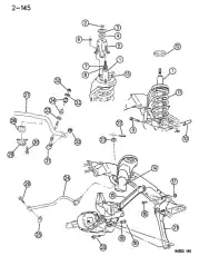 RING SHOCK ABSORBER, WITH STUDS 5203 8105 DODGE